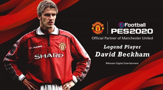 Konami announces long-term partnership with Manchester United, David Beckham in PES 2020, new screenshots