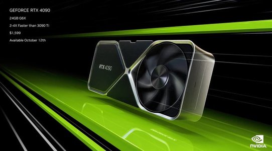 NVIDIA has officially announced the RTX 4090, launches on October 12th