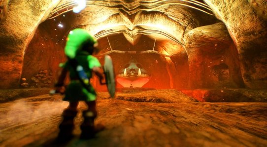 The Legend of Zelda: Ocarina Of Time Dodongo’s Cavern Remake in Unreal Engine 5.4 Available for Download