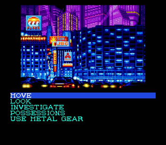 Design Analysis: Snatcher's Representation of Detective Gameplay
