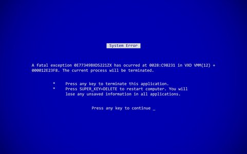 Tech Support Scam Malware Fakes the Blue Screen of Death
