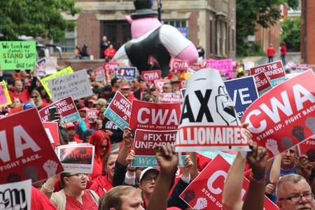 CWA union says it "stands in "complete solidarity with striking members of SAG-AFTRA"
