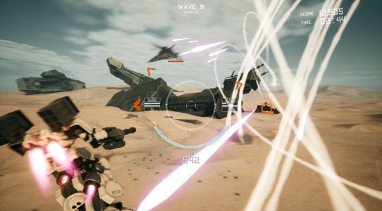 OMEGA PHENEX COMMENCED PROJECT SIX feels like a mix of Armored Core 4 & Ace Combat