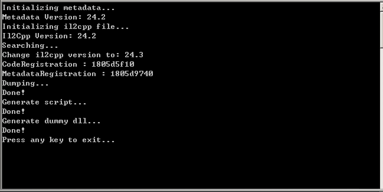 Unencrypted dat file for symbol extraction
