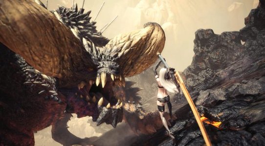 This mod brings A2 from NieR Automata to Monster Hunter World, available for download