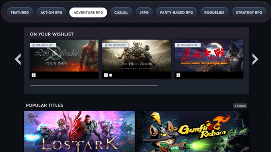 Valve introducing personalized "Store Hubs" to Steam to boost discoverability