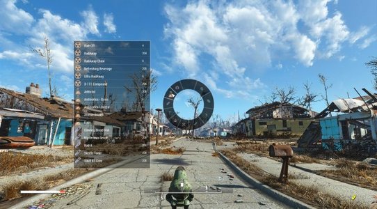 This mod adds a fully configurable wheel menu to Fallout 4