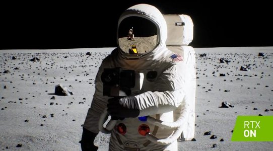 NVIDIA Apollo 11 Moon Landing Tech Demo now supports full real-time ray tracing and looks gorgeous