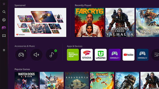 The Samsung Gaming Hub will bring game streaming to Smart TVs