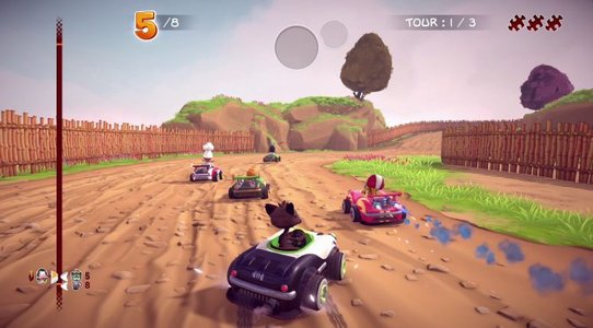 Garfield Furious Kart Racing is coming to the PC on November 5th, new screenshots released
