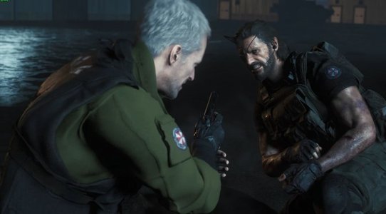 Metal Gear Solid 5 Big Boss invades Resident Evil 3 Remake, featuring full facial animations