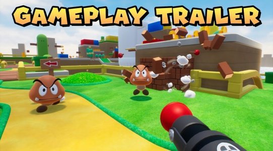 Unreal Engine 4-powered Super Mario Bros FPS tech demo is almost complete, new gameplay footage