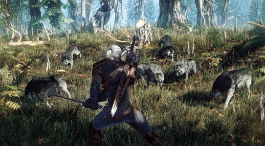 This mod for The Witcher 3 makes the wolves fight alongside Geralt