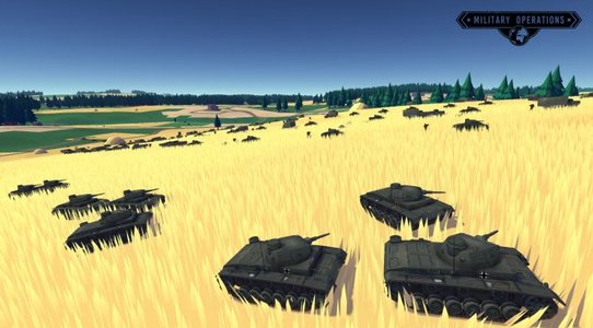 Military Operations: Benchmark is now available, pushes 50K troops, 10K units and 30K kilometres squared of landscape