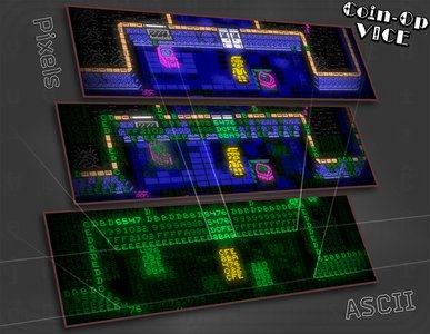 From ASCII to Pixel Art and Back