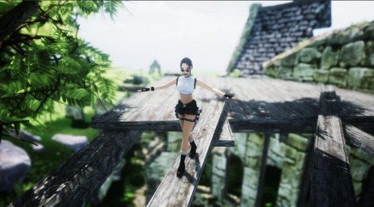 Someone is working on a fan remake of Tomb Raider 3 in Unity Engine