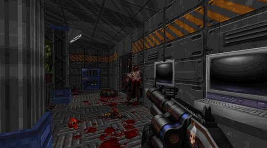 Ion Maiden is a new retro first-person shooter powered by Duke Nukem 3D’s Build Engine