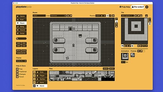 Playdate game-making tool Pulp is now in open beta