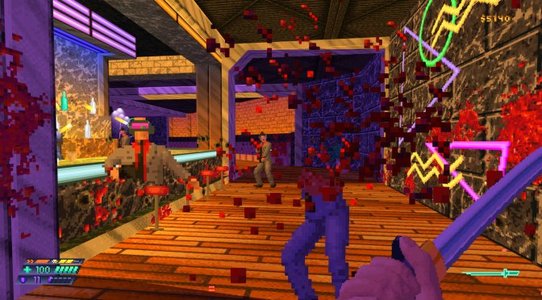 Beyond Sunset is a cyberpunk retro FPS, inspired by Doom Eternal and Deus Ex