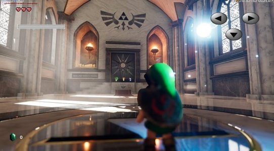 Zelda Ocarina Of Time Temple of Time HD recreated in Unreal Engine 4, available for download