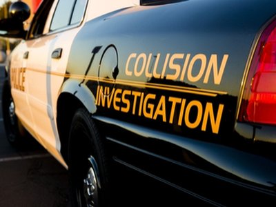 Tesla Car Crashes into Police SUV