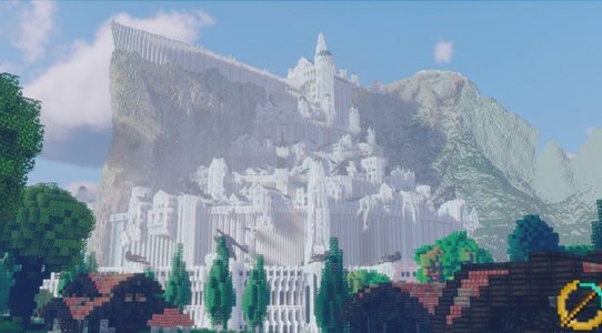 Here is The Lord of the Rings’ Minas Tirith in Minecraft with Ray Tracing