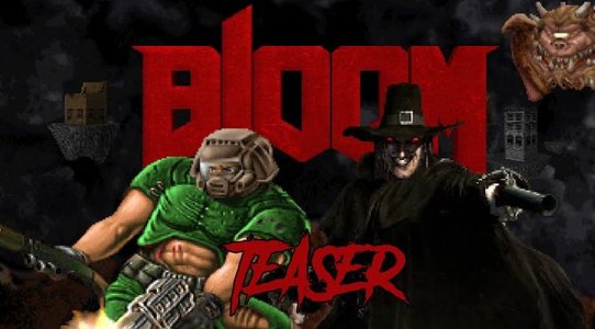 New demo released for the Blood vs Doom mashup, Bloom, featuring 4 maps and 30 hybrid enemies