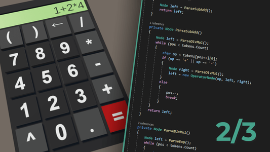 Make a fully functional calculator in Unity not only for VR, Part II