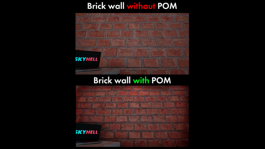 Creation of Parallax Occlusion Mapping (POM) in Unreal Engine 5