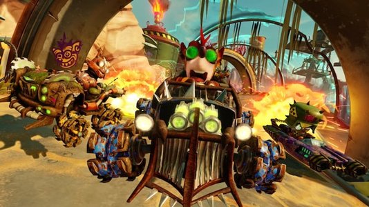 CRASH TEAM RACING NITRO-FUELED Embraces Its Inner MAD MAX In New "Rustland Grand Prix"