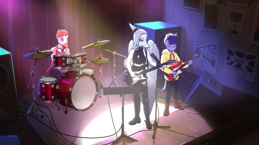 Rescoping the narrative of Goodbye Volcano High to find meaning in the apocalypse