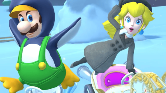 MARIO KART TOUR Gets Trailer For The "Ice Tour"; Winter-Themed Luigi And Peach Revealed
