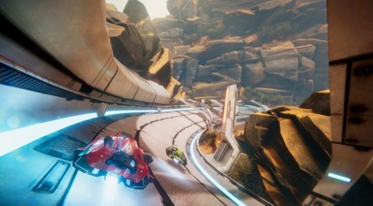 Anti-gravity futuristic racing game, Antigraviator, is now available on the PC