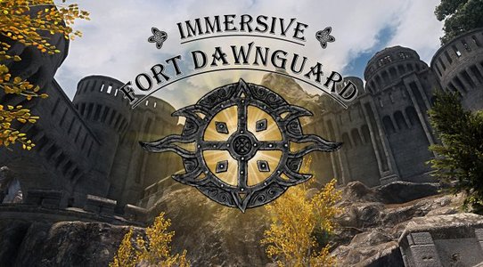 This Skyrim mod overhauls the Dawnguard fort and even adds new areas