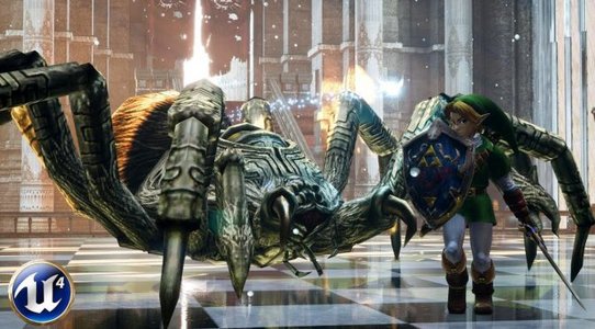 The Legend of Zelda Wii U E3 2011 Tech Demo recreated in Unreal Engine 4, available for download