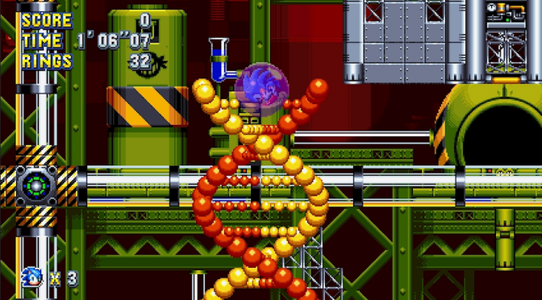 Sonic Mania – New screenshots & trailer showcase the Chemical Plant Zone