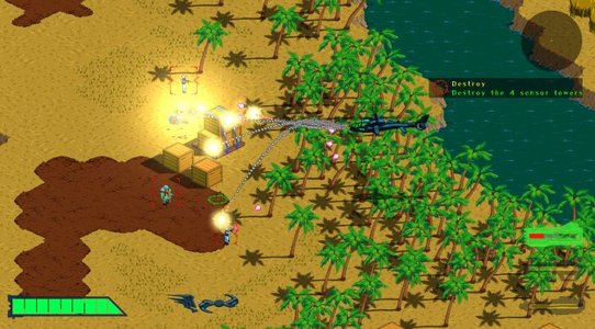 Megacopter: Blades of the Goddess is a spiritual successor to Desert Strike & Choplifter