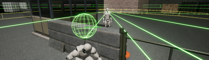 AI Sight Perception to Custom Points