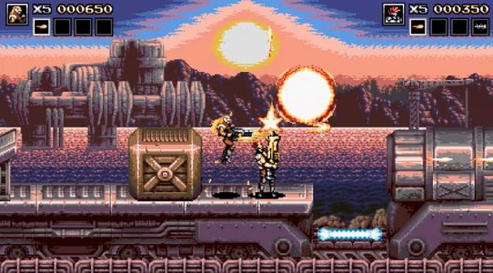 Contra & Metal Slug-inspired platformer, Blazing Chrome, releases on July 11th