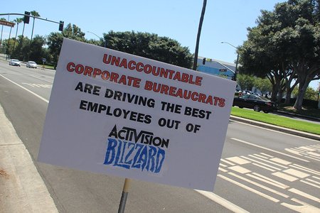 Activision Blizzard's vaccine mandate drop is driving another walkout